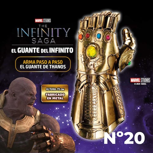 Colección Guante de Thanos 0020 Editorial Planeta de Agostini Sau