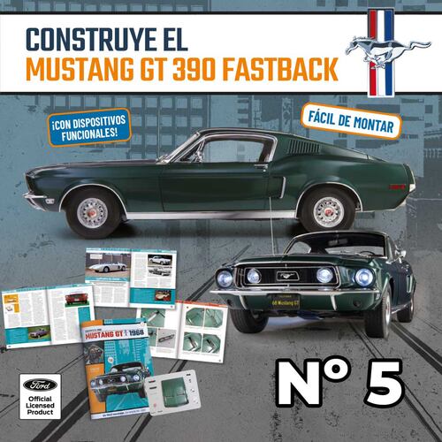 Coleccion Automoviles Ford Mustang GT 1968 0005 Editorial Salvat SL