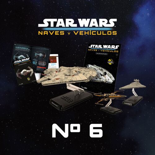 Colección Naves Star Wars 0006 Editorial Planeta de Agostini Sau Armable