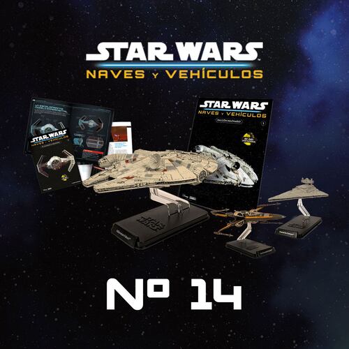 Colección Naves Star Wars 0014 Editorial Planeta de Agostini Sau Armable