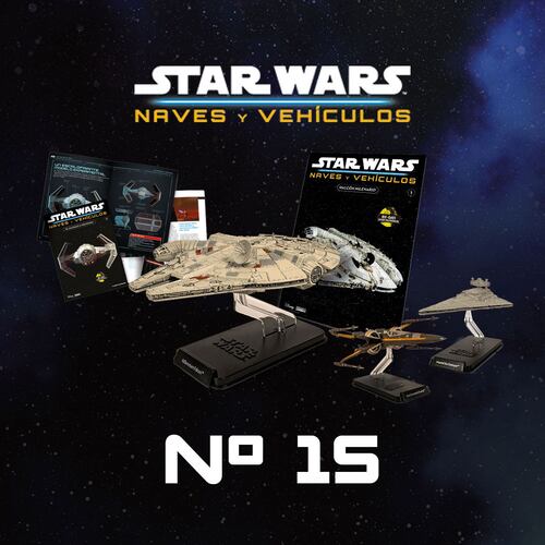 Colección Naves Star Wars 0015 Editorial Planeta de Agostini Sau Armable