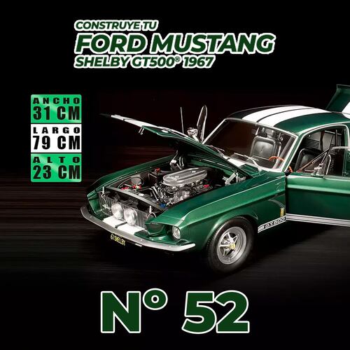 Colección Mustang 1/6 0052 Editorial Planeta de Agostini Sau Automóviles