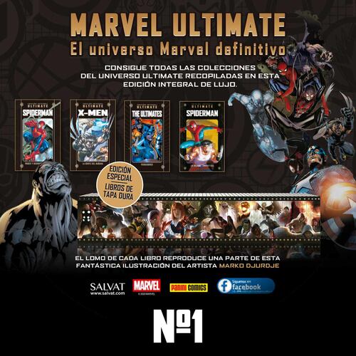 Colección Marvel Ultimate 0001 Editorial Salvat Sl Ficción