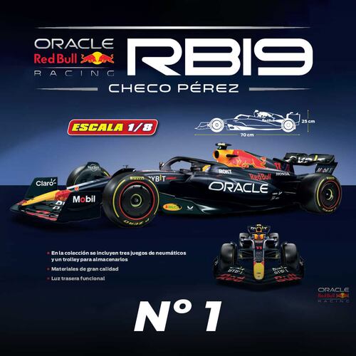 Colección Red Bull F1 RB19 0001 Editorial Planeta de Agostini Sau