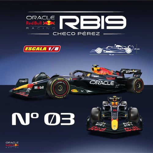 Colección Red Bull F1 RB19 0003 Editorial Planeta de Agostini