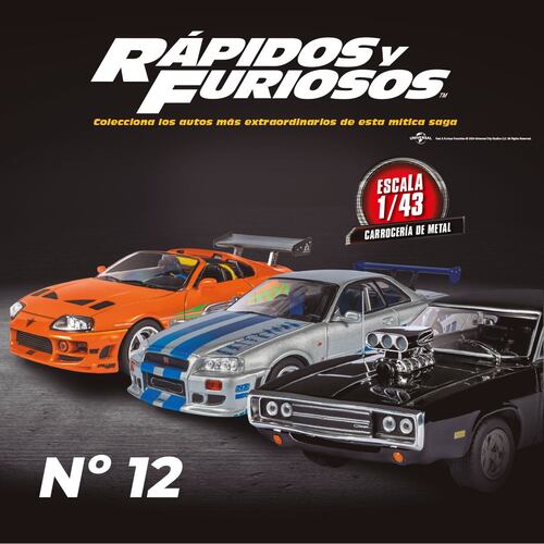Colección Fast & Furious 1:43 0012 Editorial Planeta de Agostini Automóviles