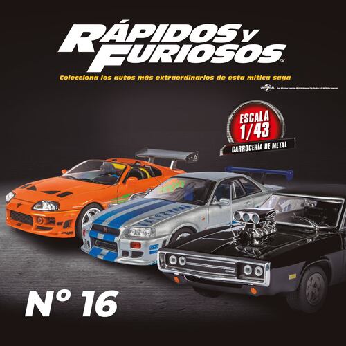 Colección Fast & Furious 1:43 0016 Editorial Planeta de Agostini Automóviles
