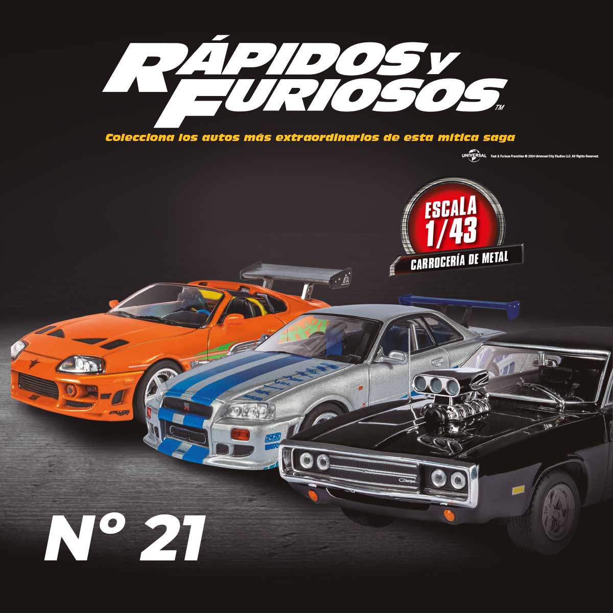 Mazda RX-8 Fast & Furious 1:43 - Modèle Collection Agostini, Altaya, En Vitrine