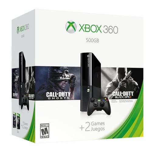 Consola Xbox 360 500 Gb con Call Of Duty Ghosts / Call Of Duty Black Ops II