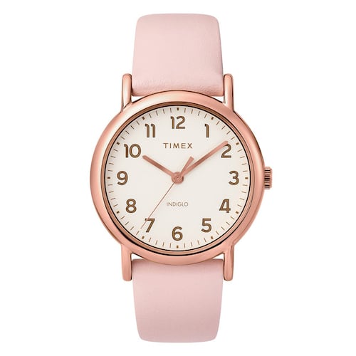 Reloj Tw2t30900 Oro Rosado Timex Para Dama