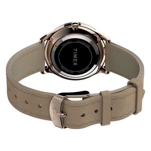 Reloj Timex Easy Reader Revolution Beige Para Dama