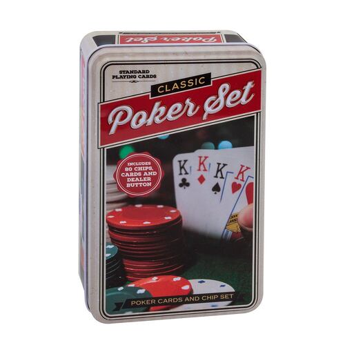 Juego de cartas y fichas poker