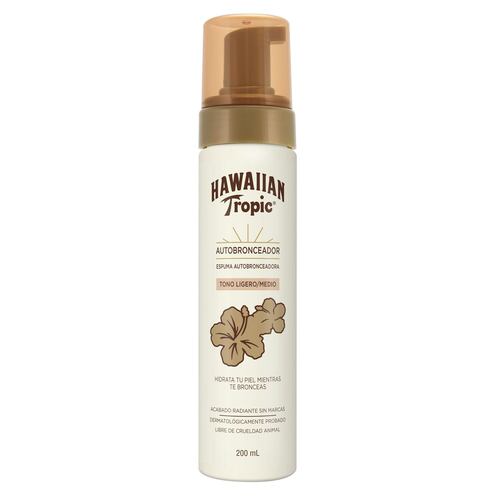 Espuma autobronceadora Hawaiian Tropic tono medio 200ml