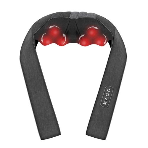 Masajeador De Cuello Life & Care Con 4 Nodos Con Calor