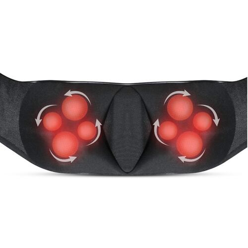 Masajeador De Cuello Life & Care Con 4 Nodos Con Calor