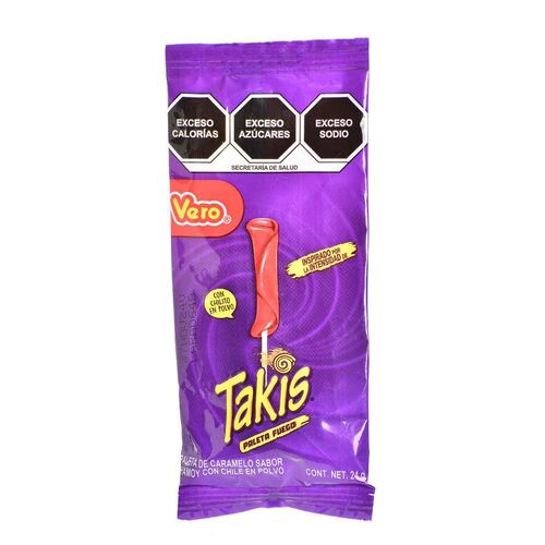 Paleta Taquis Fuego 12 Piezas Vero 24 g