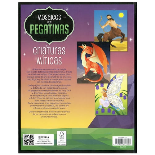 Criaturas Míticas. Mosaicos con Pegatinas