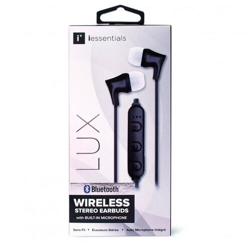 Audífonos iEssentials IEBTELXBK Lux Bluetooth Negros