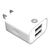 Cargador Casa 2.4 Blanco 2 USB Iessentials