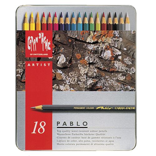 Estuche Caran d´Ache con 18 lápices de color Pablo