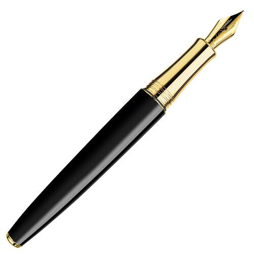 Pluma fte leman ebony negro m ch oro