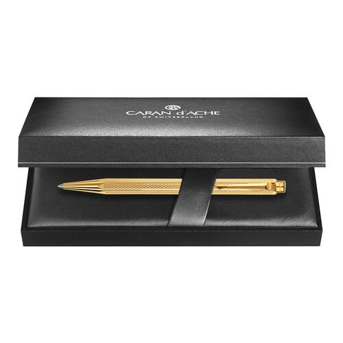 Boligrafo  Ecridor Caran d´ache dorado 4 Mic Arlequin