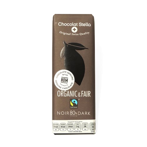 Chocolate Orgánico Natural Obscuro 80% Cacao