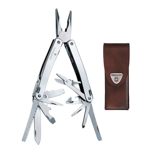 Swiss Tool Spirit X Victorinox en Estuche de Piel