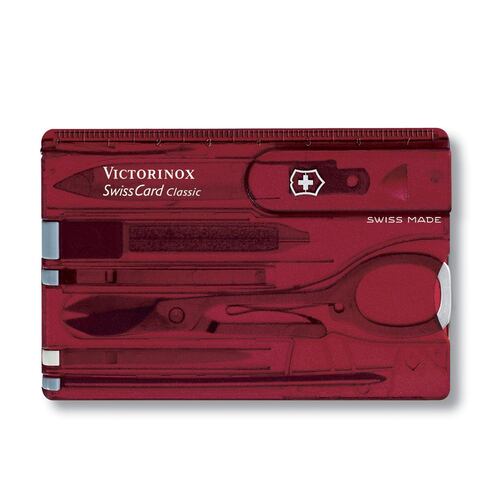 Navaja Victorinox Swiss Card Roja