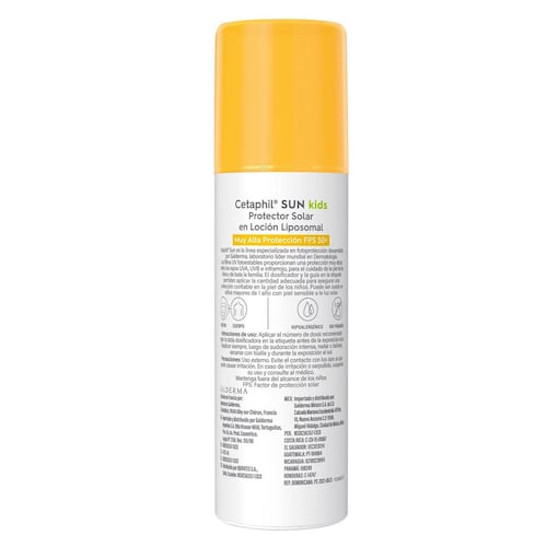 Cetaphil Sun Kids FPS 50+ Protector Solar en Loción Liposomal 150ml