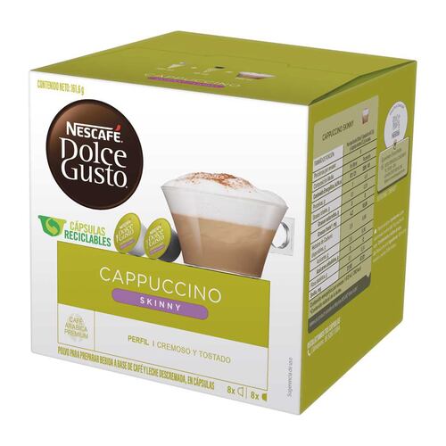 Cápsulas Cappuccino Skinny Nescafé Dolce Gusto
