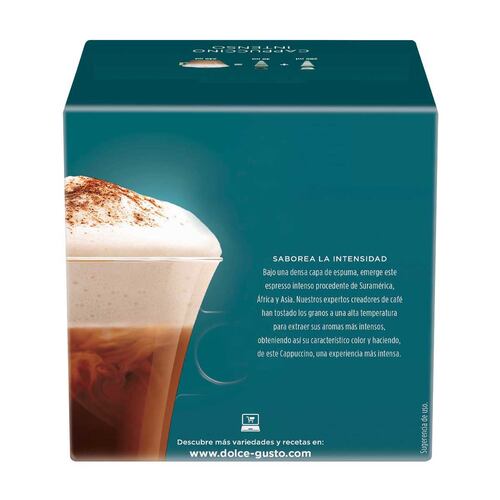 Café Nescafé Cappuccino para Dolce Gusto - Caja de 16 dosis en