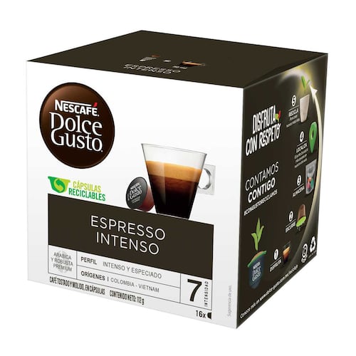 Cápsulas Espresso Intenso Nescafé Dolce Gusto