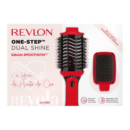 Cepillo One Step Volumizer Plus + Paddle Smoothstay Revlon