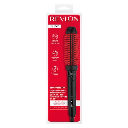 Cepillo Redondo con Silicone Suave Revlon