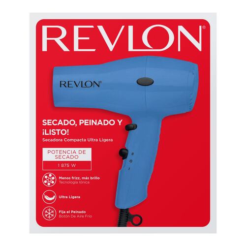 Secadora Compacta Azul Perenial Revlon Essentials