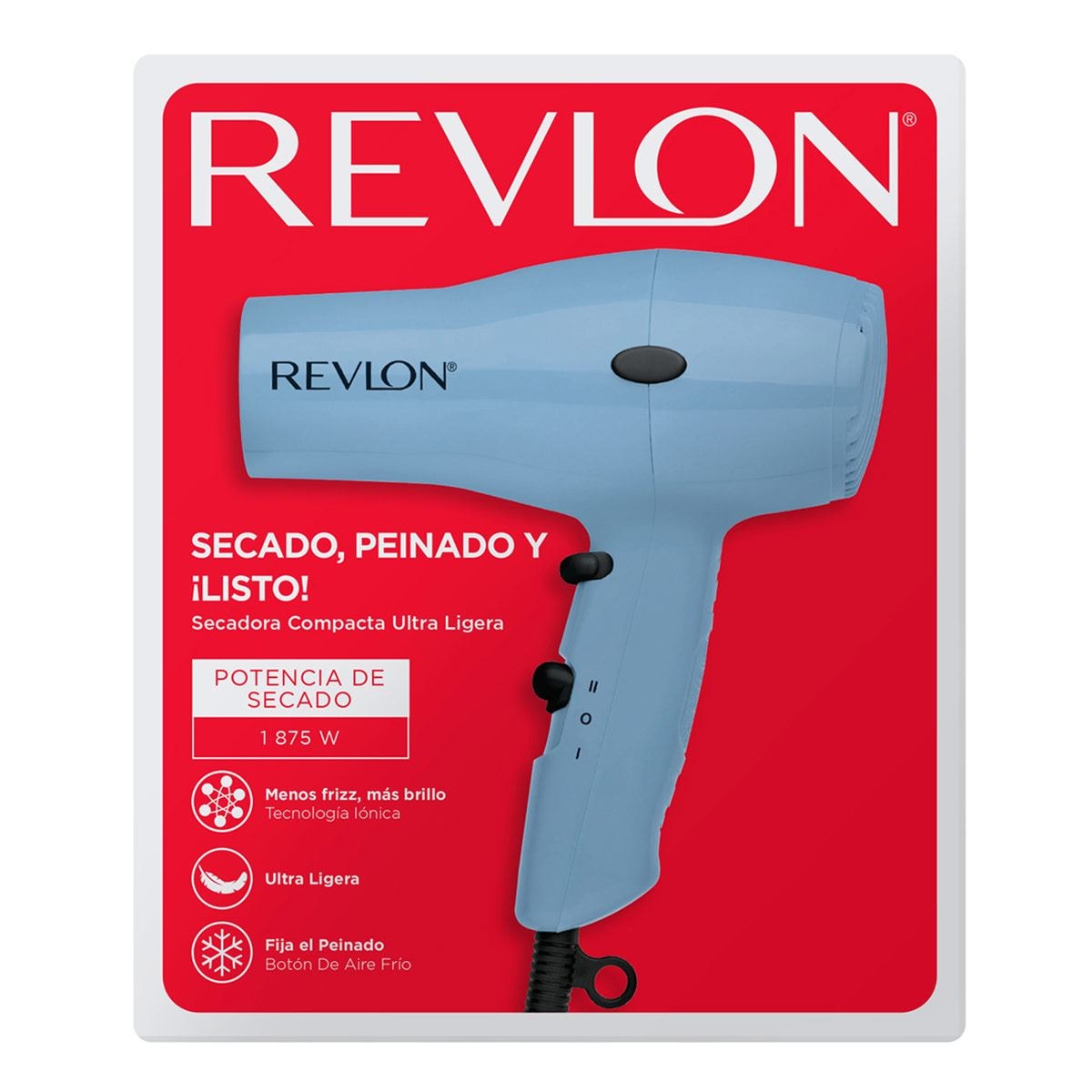 Revlon essentials secadora compacta de online 1875w