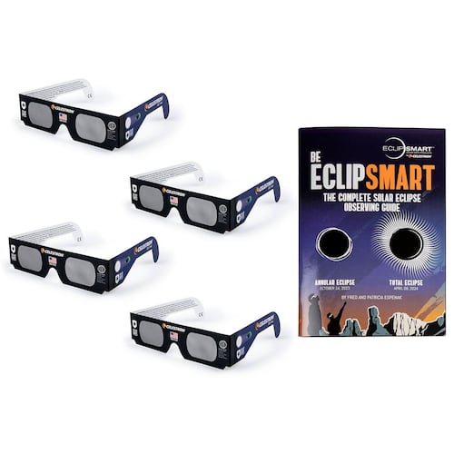 Lentes Solares Eclipsmart Y Guía De Observación