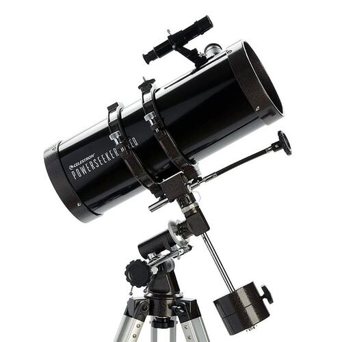 Telescopio powerseeker 127 eq-md c/adaptador de cel y filtro lunar