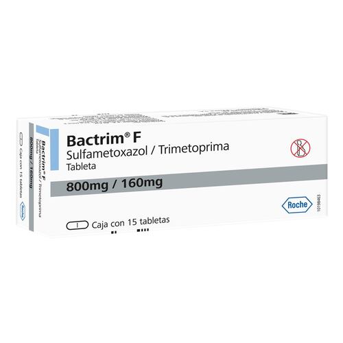 Bactrim F 800Mg/160Mg Caja con 15 Tabletas