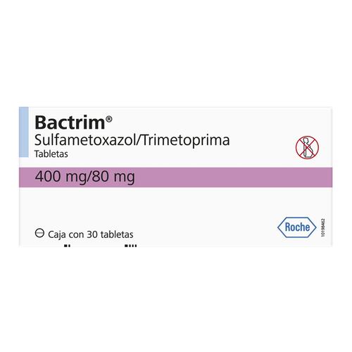 Bactrim 400Mg/80Mg Caja con 30 Tabletas.