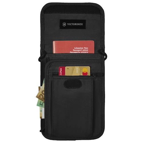Bolso Seguridad Victorinox con RFID Negro