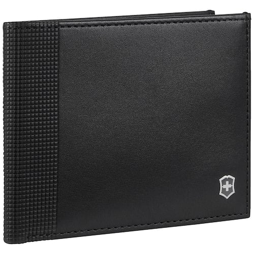 Billetera Victorinox Altius Alox Slim Bi-Fold Negro