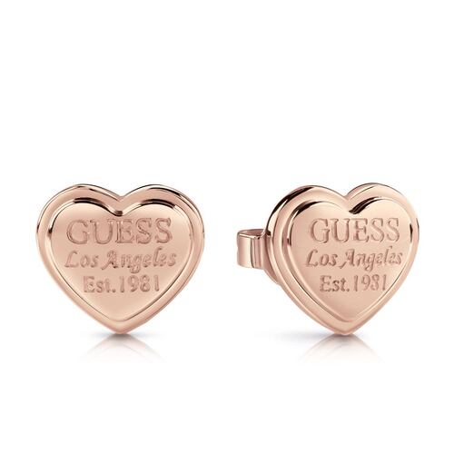 Aretes Guess Follow my Charm Oro Rosa