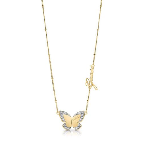 Collar GUESS Love butterfly Dorado