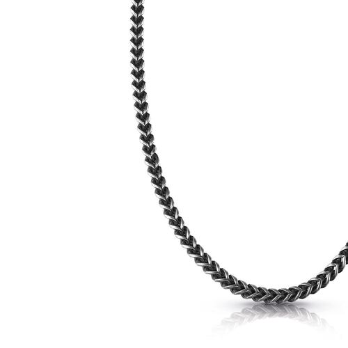 Cadena Guess Men In Guess Negro Metálico