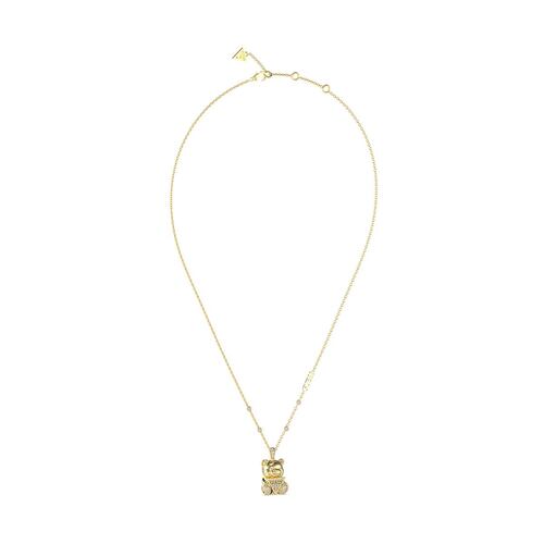 Collar Guess Rock Candy acero inoxidable dorado
