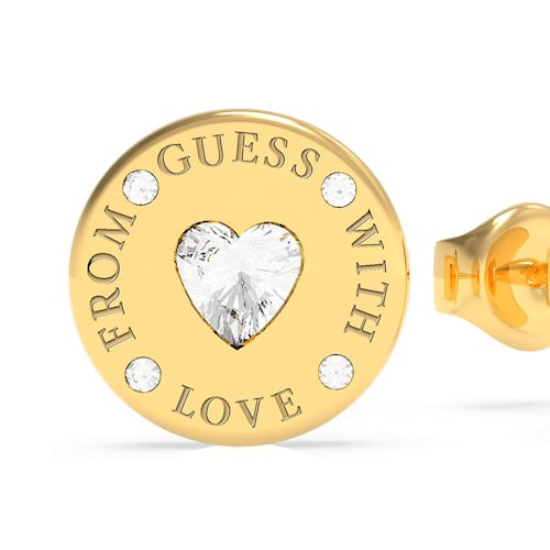 Aretes Guess From Guess With Love Color Dorados