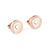 Aretes Guess  from guess with love para dama, oro rosa