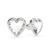 Aretes From Guess With Love Color Plata